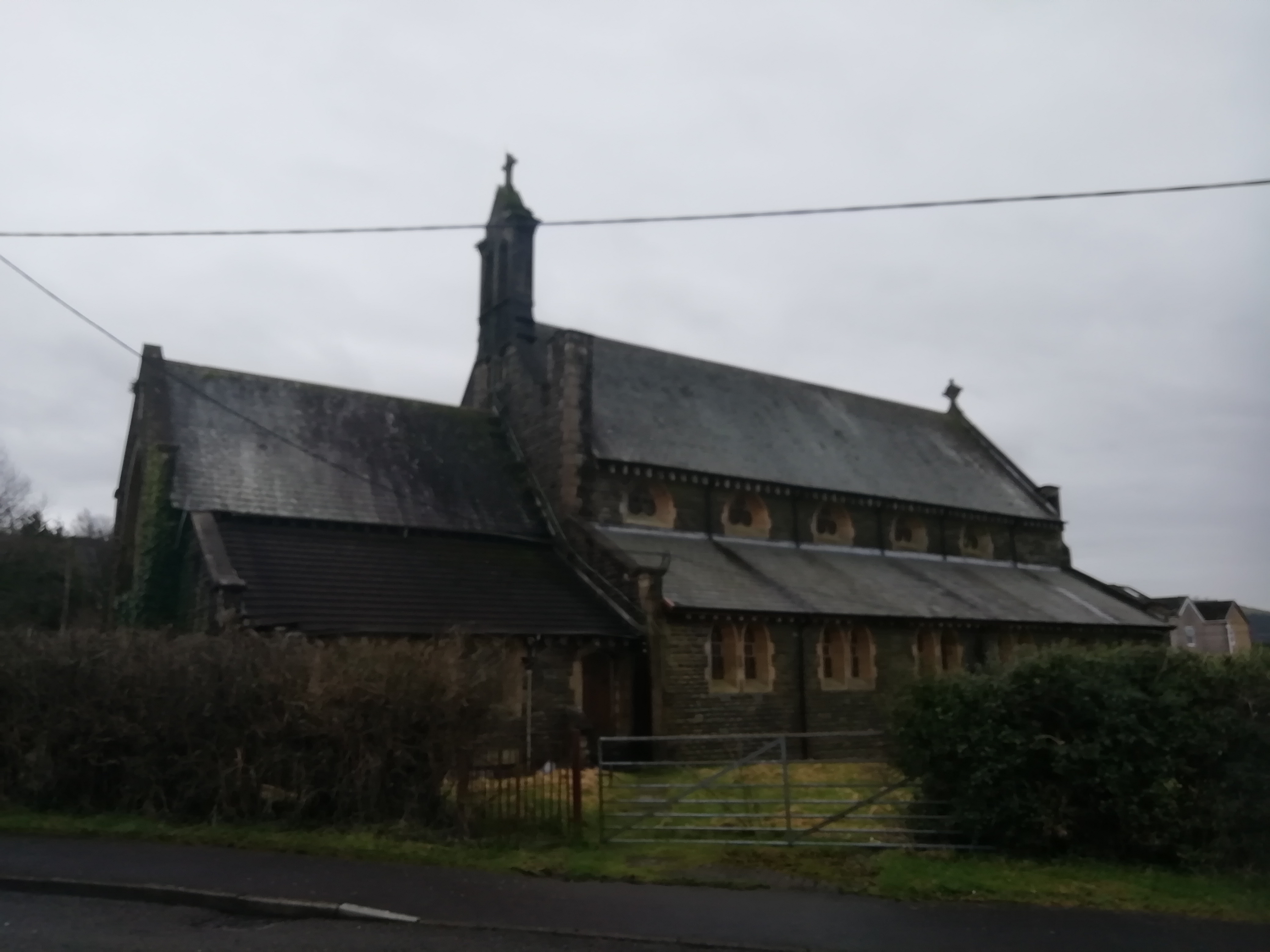 Rear view of Saint Mary's Church, Seven Sisters