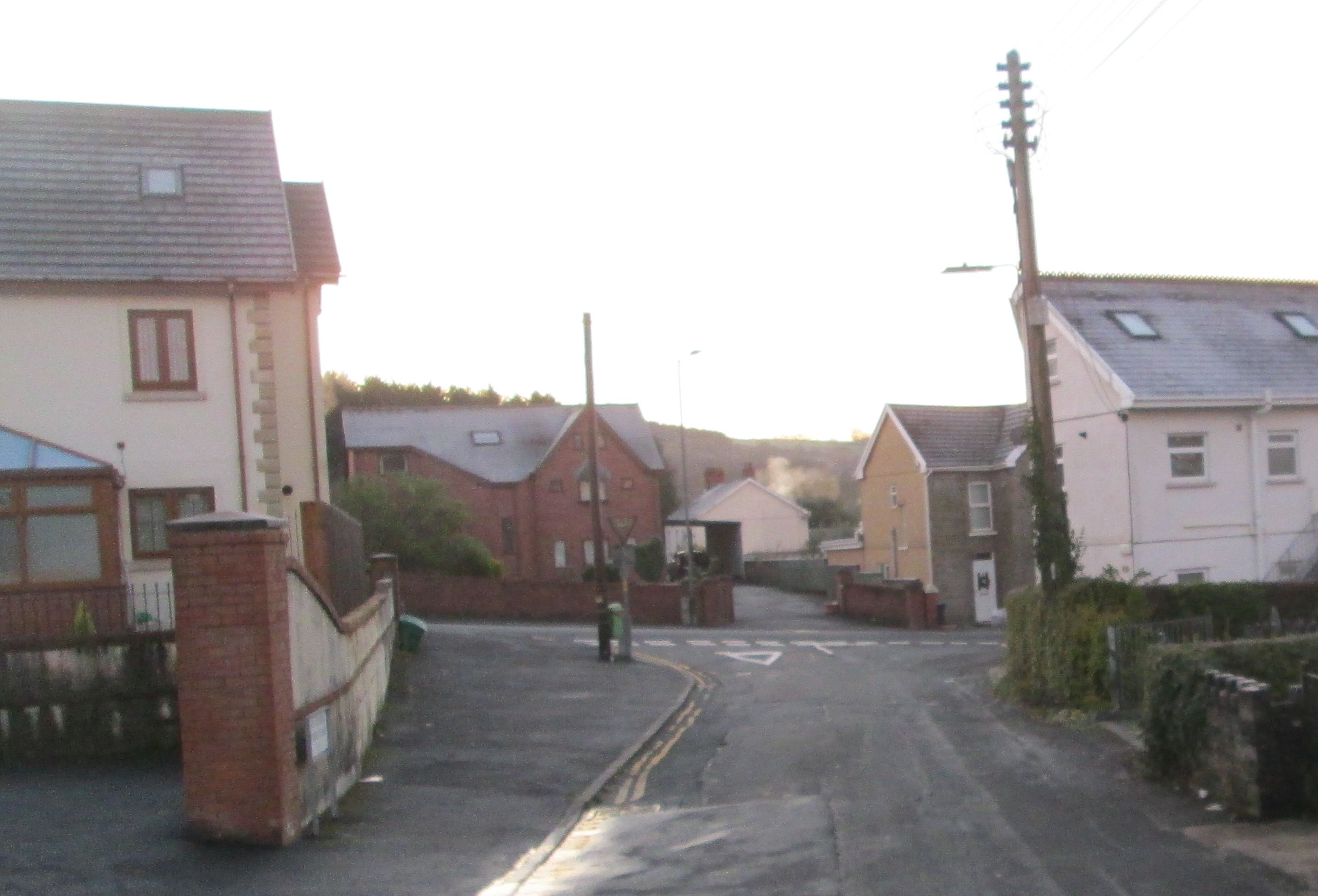 The big red house, Ty Brynawel, that stands on the land the chapel used to